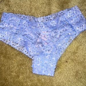 Medium lavender Victoria Secret lace panties